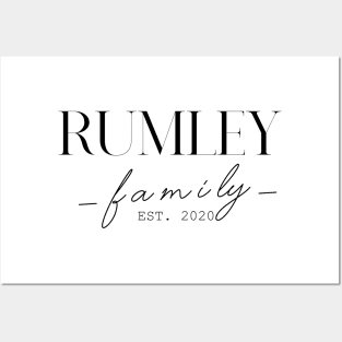 Rumley Family EST. 2020, Surname, Rumley Posters and Art